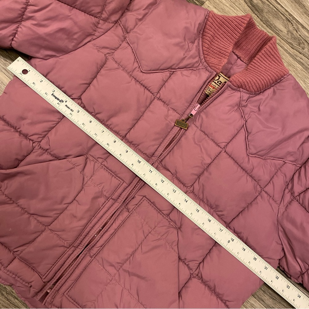 Women’s VTG Walls Puffer Jacket XL Measurement USA Made’90s VTG Pink Workwear - Picture 2 of 5